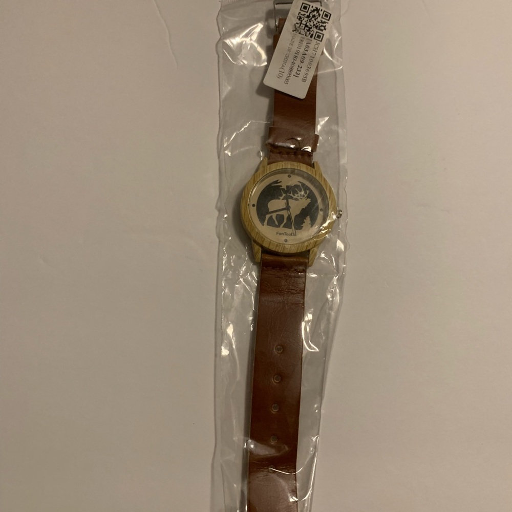 Men’s watch with Elk/Deer on face
